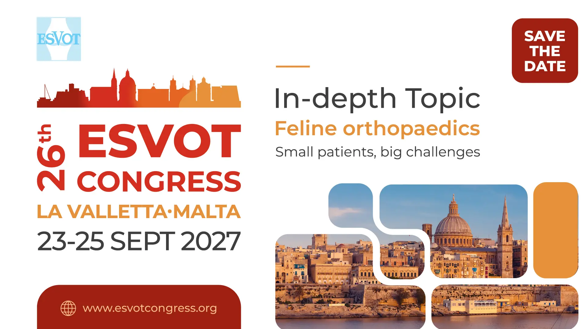 26th ESVOT CONGRESS | La Valletta - Malta | 23-25 Sept 2027